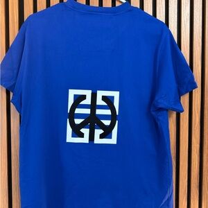 Givenchy Royal Blue Tee with Graphic Design
